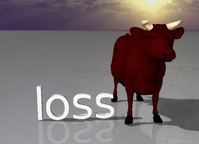 a cow displaced by economic loss