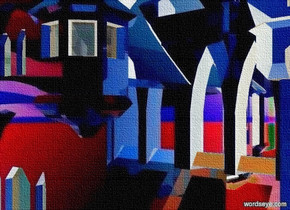 it is noon. sun is linen.  3d ground is invisible. a 200 foot tall shiny castle. the roof of the castle is linen. the steeple of the castle is linen.
